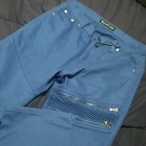 Blue boys Jean's with zip design